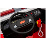 Elektrické autíčko - hasičské - červené